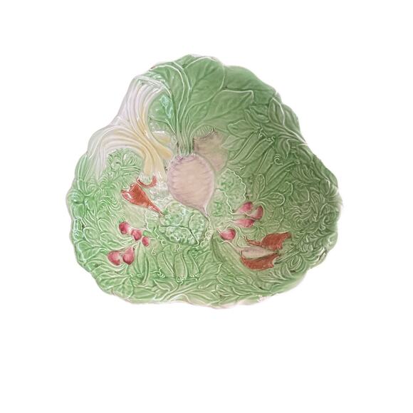 Royal Winton Grimwades Serving Bowl Vintage Crazing Vegetable Theme Farmhouse 9” - Picture 1 of 7